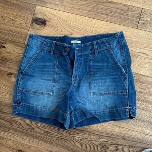 Maurices Dark Blue Jean Shorts